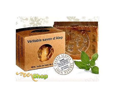 Savon d'Alep 40% d'huile de baie de laurier - 200g