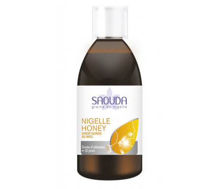 Nigelle Honey : Sirop gorge nigelle et miel