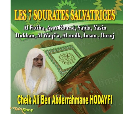 CD Les 7 Sourates Salvatrices par Cheikh Houdaifi