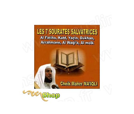 CD - Les 7 sourates salvatrices par Cheik Maher Ma'Iqli