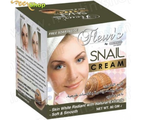 Crème soin visage à la bave d'escargot Hemani Fleur's - 100g