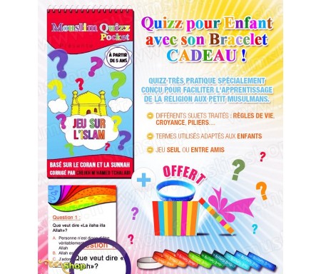 Mooslim Quizz Pocket - Jeu sur l'Islam (A partir de 5 ans)