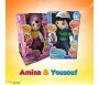 Pack de 2 poupées Musulmanes Amina + Yousouf