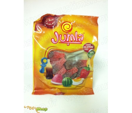 Bonbons Halal Jumla - bouteille cherry Cola Acide -100g
