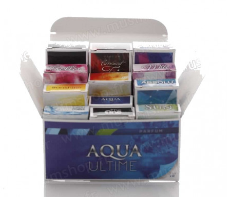 Pack de 12 Parfums Musc "Aqua Ultime" MEA