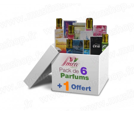 Pack de 6 Parfums Musc MEA + 1 Offert !