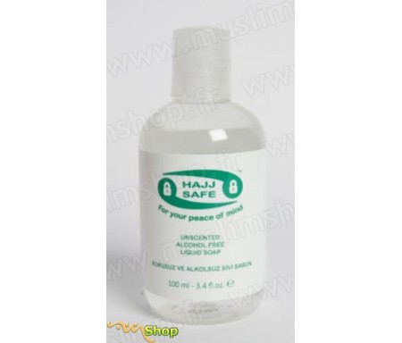 Hajj et Umrah savon liquide non parfumé -100ml