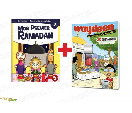 Pack "J'Apprends ma Religion - Mon Premier Ramadan" (Tome 8) + Calendrier du Ramadan Waydeen 2017