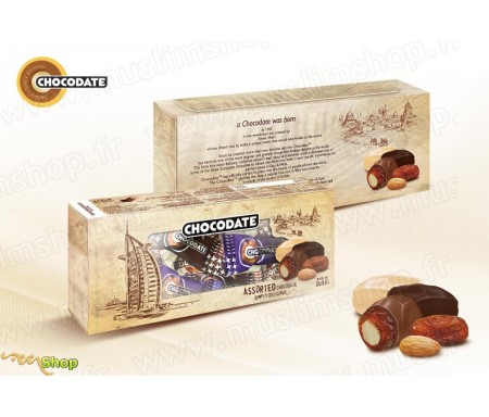 Chocodate Boite Burj Al Arab (Blanc) - 3 Chocolats 150gr