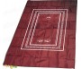 Tapis de prière Salmane avec boussole - Couleur Bordeaux