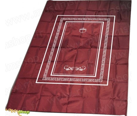 Tapis de prière de poche (col.rouge)