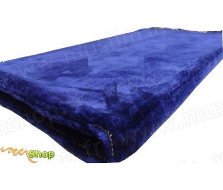 Tapis de Prière Velours couleur uni - Bleu Azur