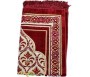 Tapis de prière - Rouge Ecarlate Motif Florale