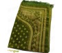 Tapis de prière Velours Vert Anis - Motif losange