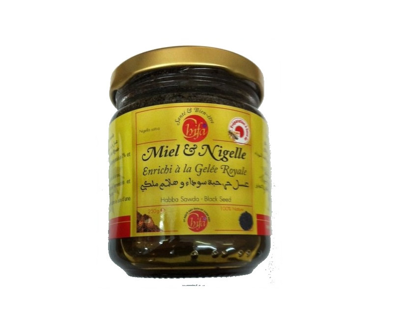 Miel & Nigelle enrichi à la Gelée royale 250g Chifa