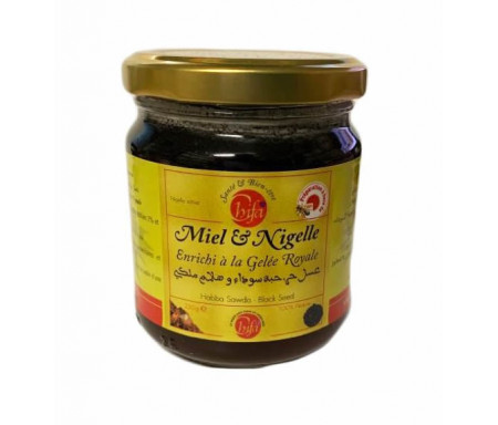 Miel de Thym à la Nigelle et à la Gelée Royale 250g