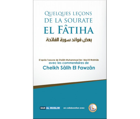 Quelques leçons de la sourate El Fâtiha