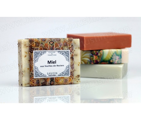 Culture & Tradition - Savon solide Miel aux feuilles de rosiers