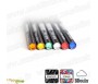 Pack de 6 crayons en bois et strass "Black Edition"