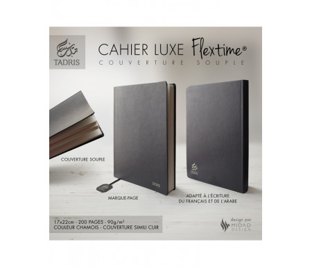 Cahier Luxe Flextime (2 Coloris) - 200 pages