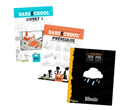 Pack Darsschool (Livret 1 et Prérequis) + Agenda Noir 2015-2016