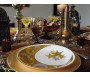 Lot de 10 grandes Assiettes pour Diner Eid Mubarak de 26 cm de diamètre modèle Or & Argent