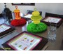 Lot de 10 grandes Assiettes pour Diner Eid Mubarak 26 x 26 cm modèle Décorations