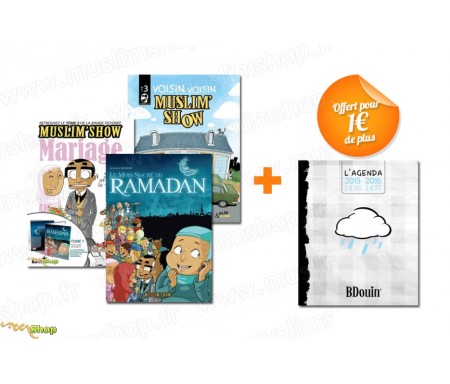 Pack 3 BD Muslim'Show + 1 Agenda Blanc