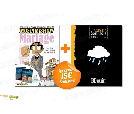 BD  Mariage Muslim'Show + Agenda Bdouin 2015-2016 Noir