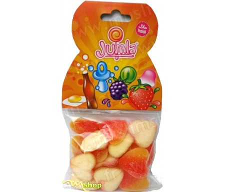 Bonbons Halal Jumla - Coeur de pêche sucrée - 100g