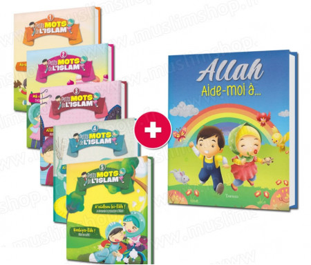 Pack 5 Tomes "Petits Mots de l'Islam" + "Allah aide-moi à..."