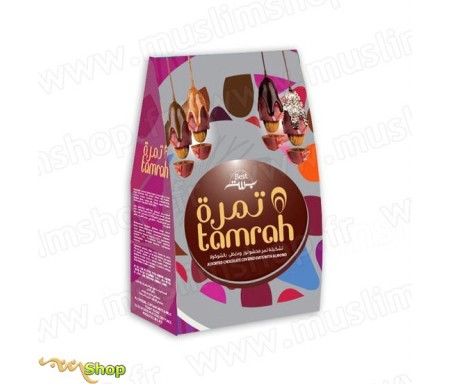 Tamrah - Pack assortiment Dattes aux amandes enrobées 250g