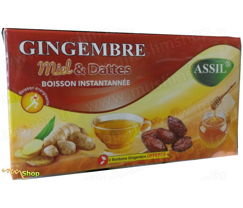 Infusion Gingembre Miel & Dattes - ASSIL - Alif Store