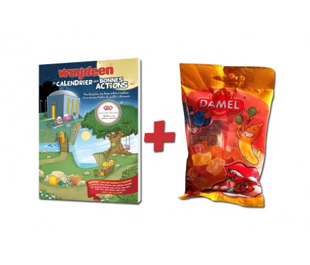 Calendrier des Bonnes Actions du Ramadan 2017 Waydeen + Bonbons Halal (100g)