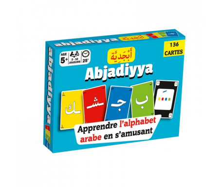 Jeu de cartes «Abjadiyya» - Apprendre l'alphabet arabe en s'amusant