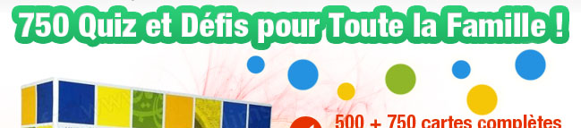 Boîtes de jeux « 5 piliers » : 750 Quiz et Défis pour Toute la Famille !