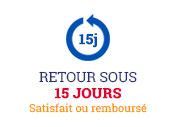 Retour sous 15 jours